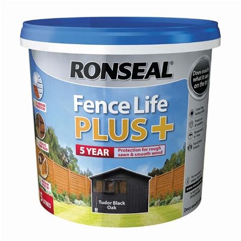 ronseal tudor black fence paint|ronseal fence coat.